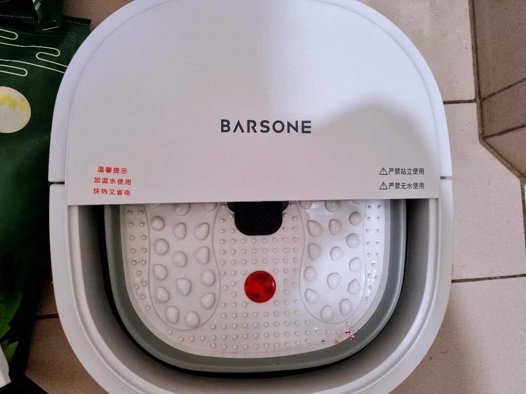[FREE 2 bathing herbal bags] Barsone Foot Bath Machine, Beauty ...