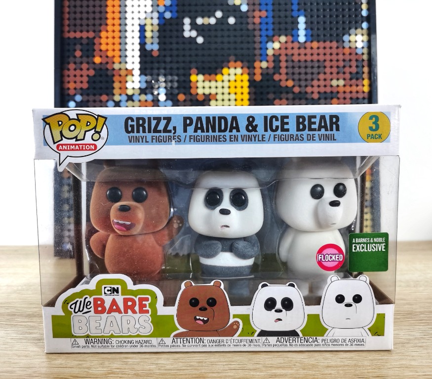 Funko POP We Bare Bears 3 Pack - Grizz 