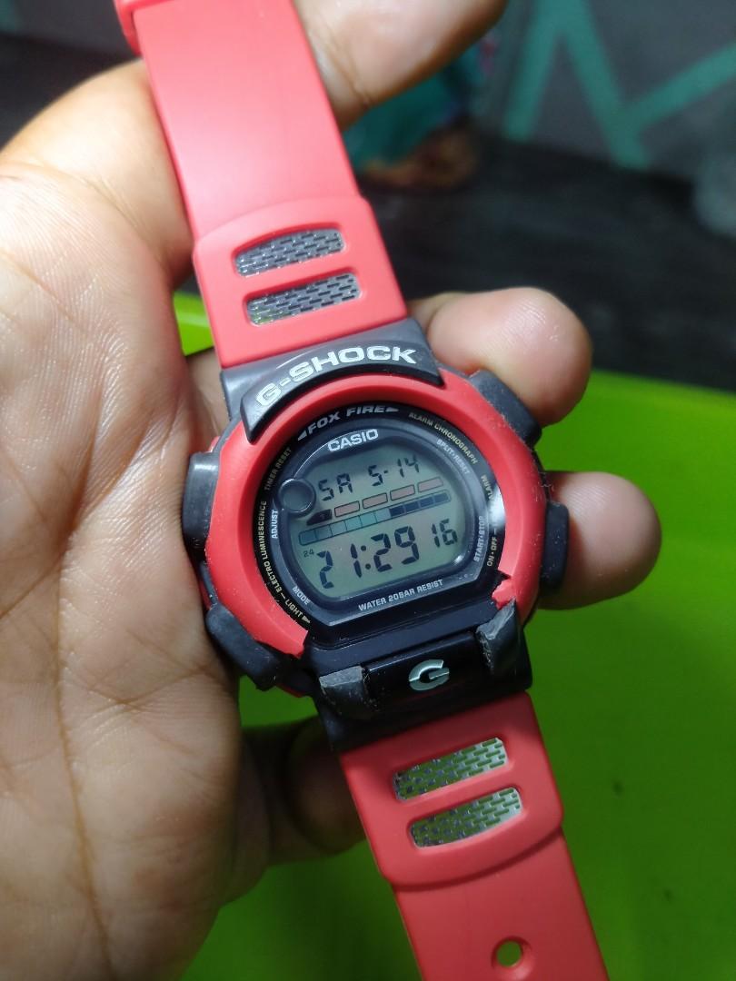 G shock Dw003 red original made in korea Men s Fashion Watches