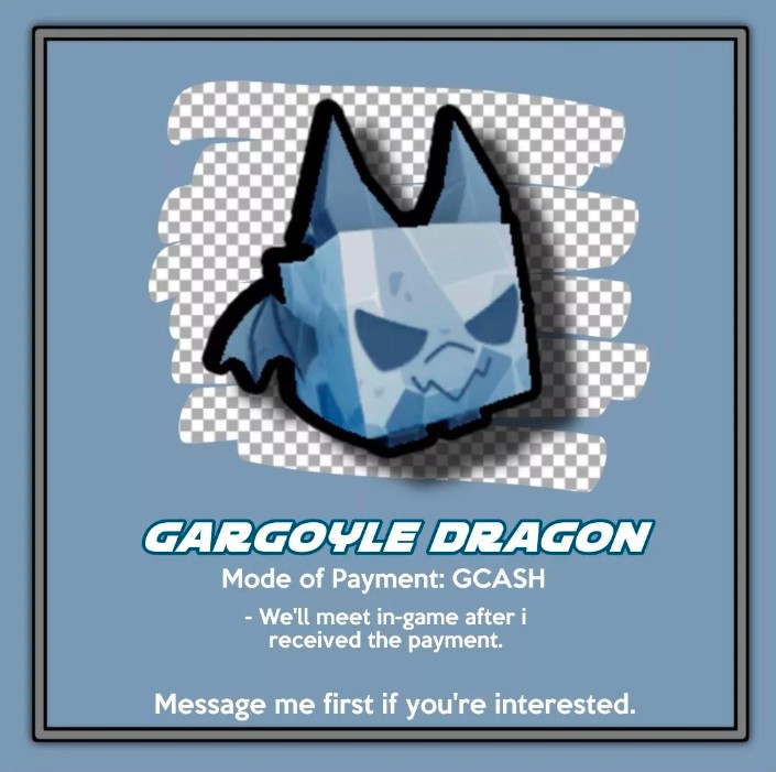 Gargoyle Dragon Pet Simulator X, Hobbies & Toys, Toys & Games on Carousell