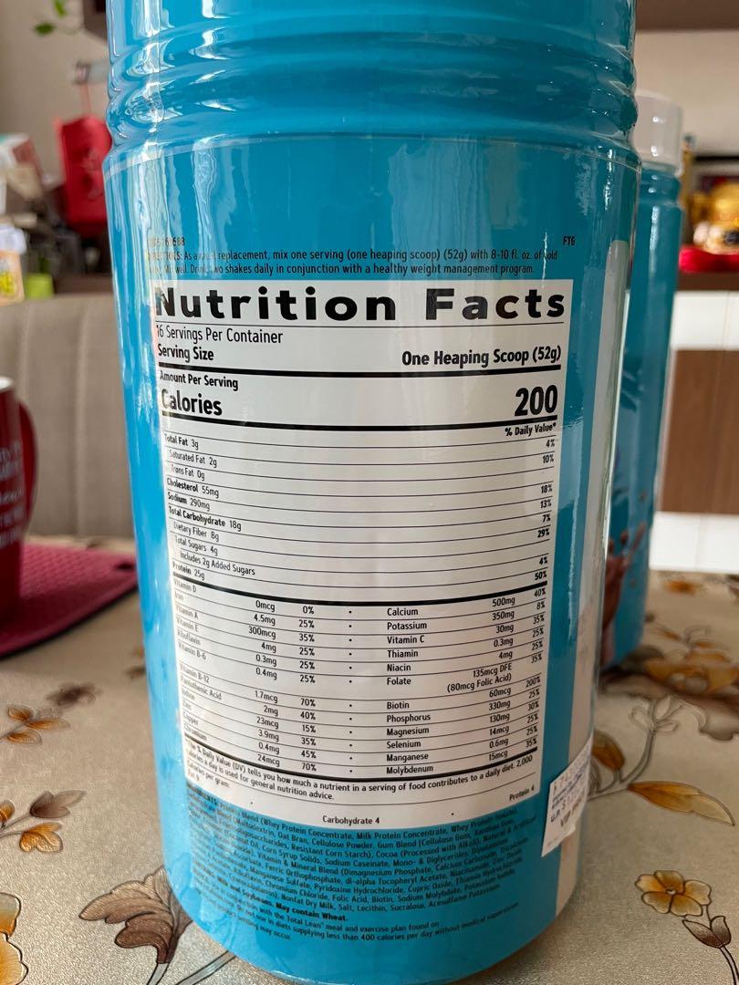 GNC Lean Shake 25 (chocolate), Food & Drinks, Other Food ...