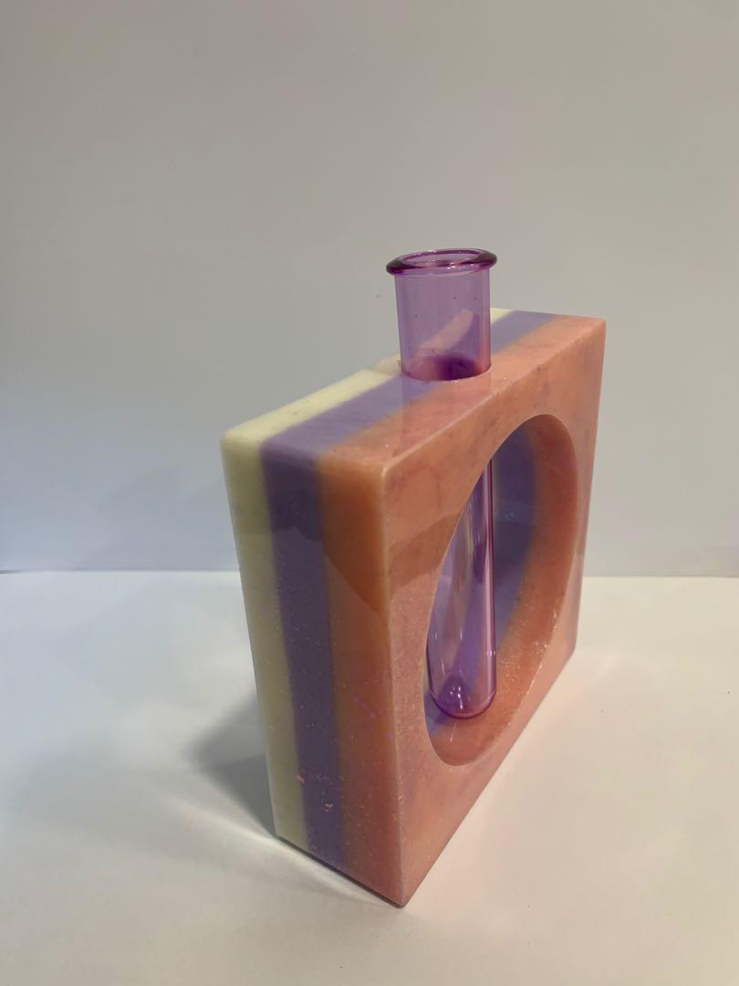 Handcraft Epoxy resins propagation / flower vase display with test tube