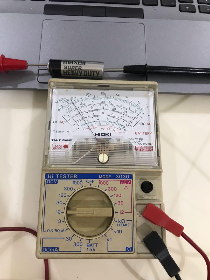 Hioki Hi Tester (Model 303001) Analog Multimeter, TV & Home
