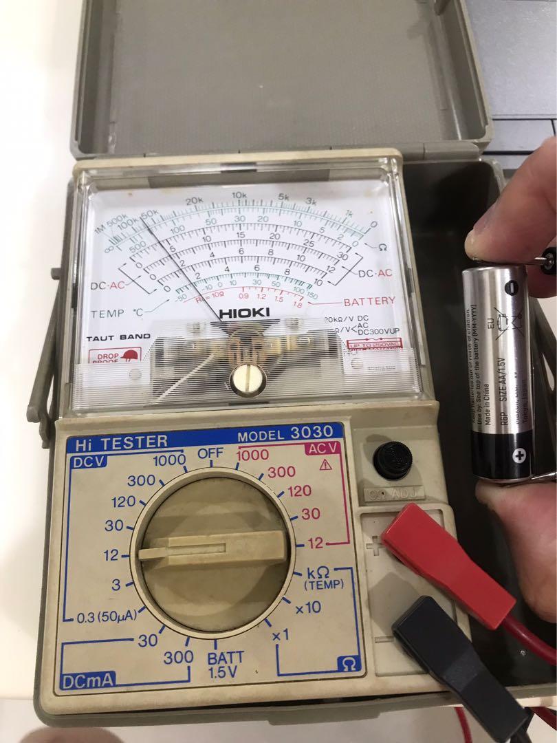 Hioki Hi Tester (Model 303001) Analog Multimeter, TV & Home