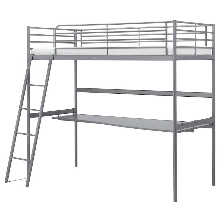 Ikea bunk bed online with desk