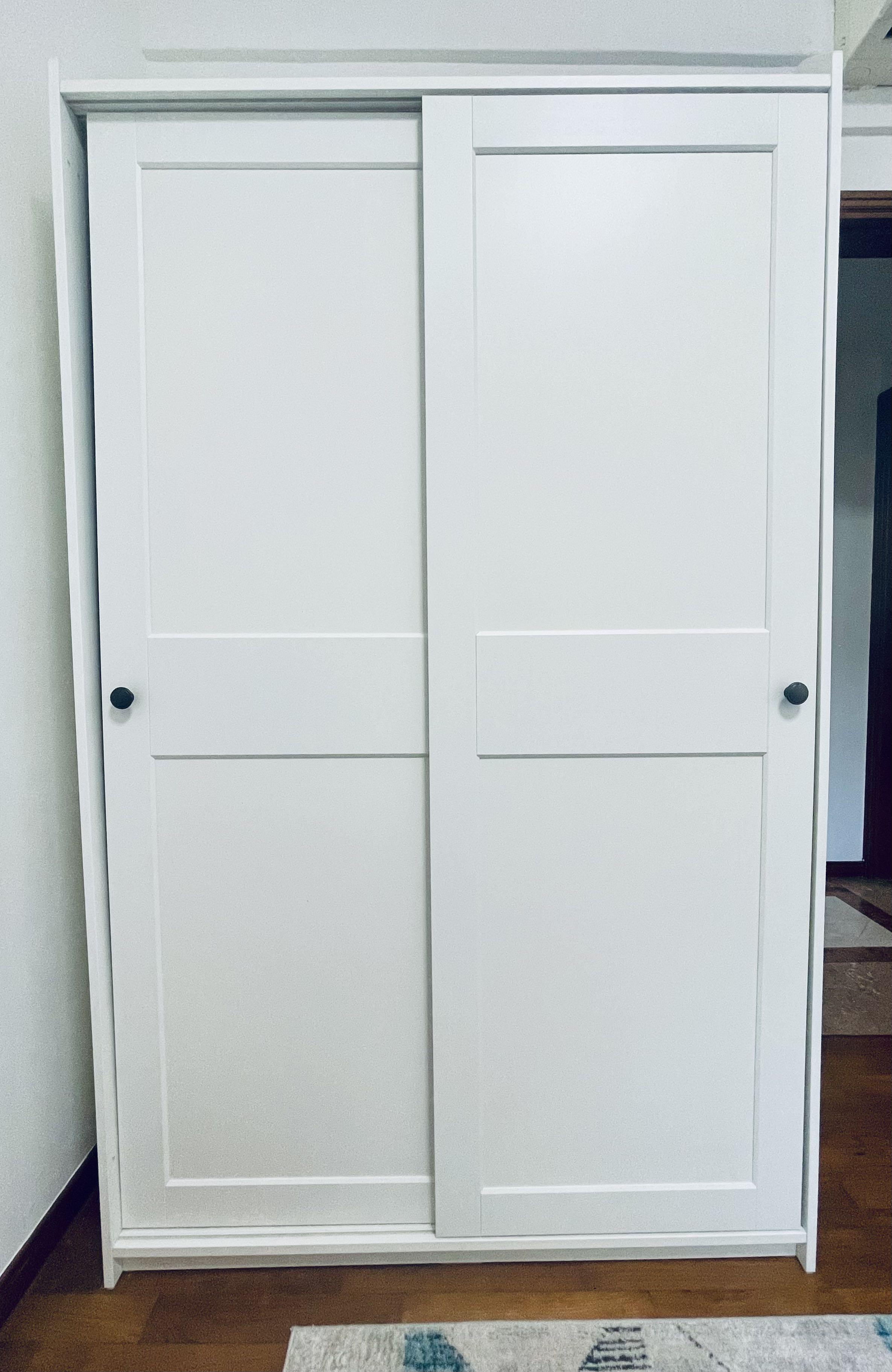 IKEA Hauga Wardrobe (white) for sale!, Furniture & Home Living