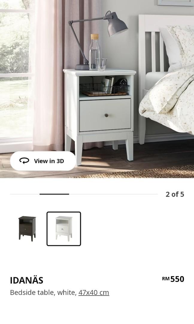 IKEA IDANAS Bedside Table, Furniture & Home Living, Furniture, Other