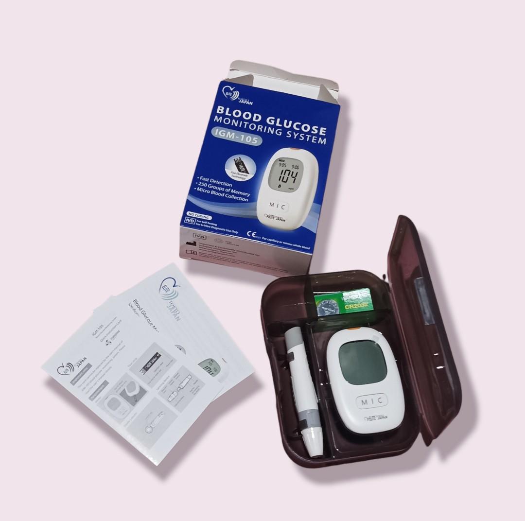 Indoplas Elite Tokyo Japan Blood Glucose Meter Monitoring