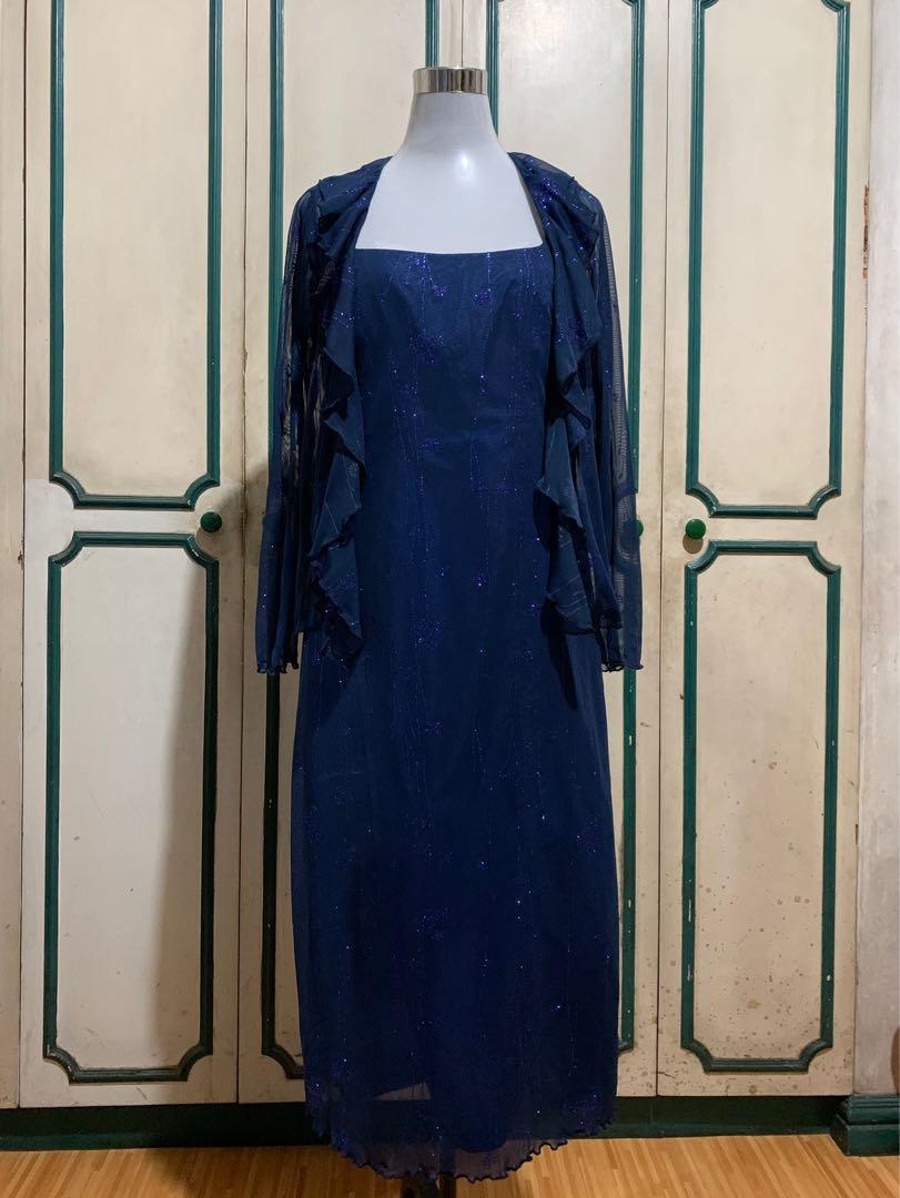 Evening gown sales with blazer