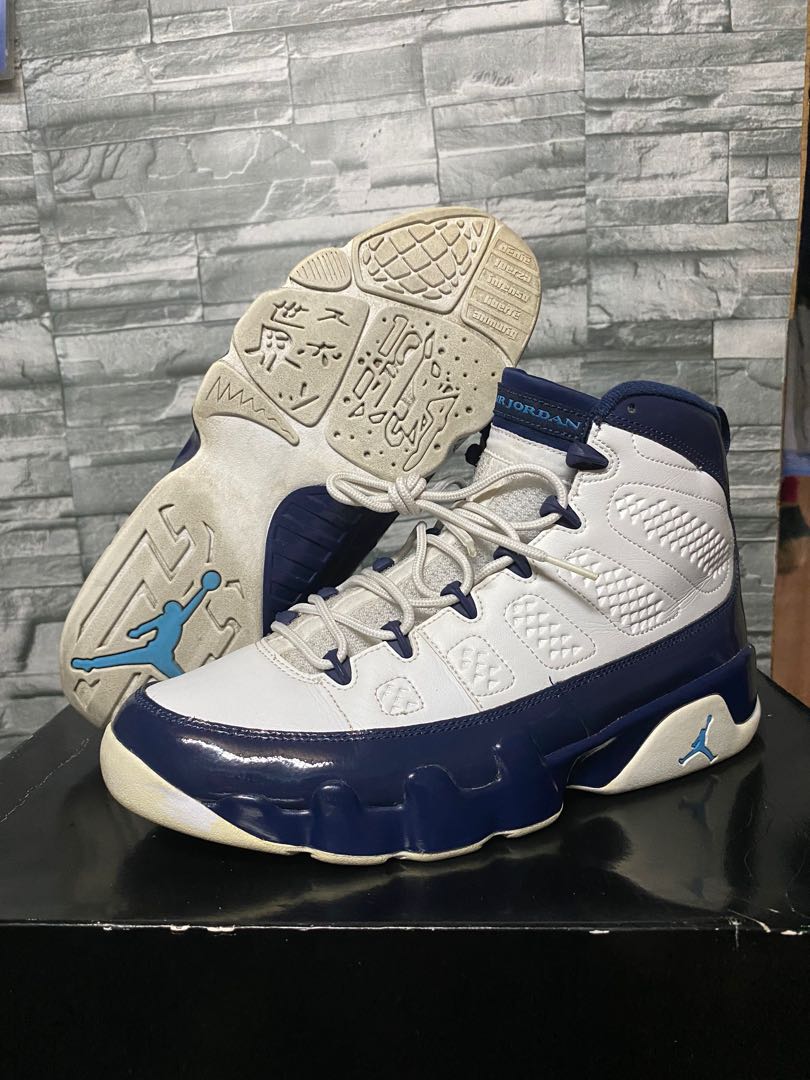 Jordan 9 retro UNC 2018, Men's Fashion 