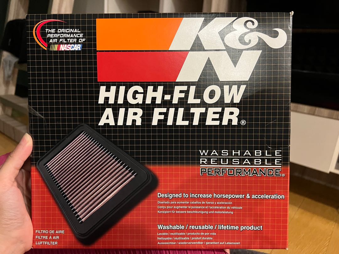 33-2967 K&N Replacement Air Filter High Flow Design for Increased Performance