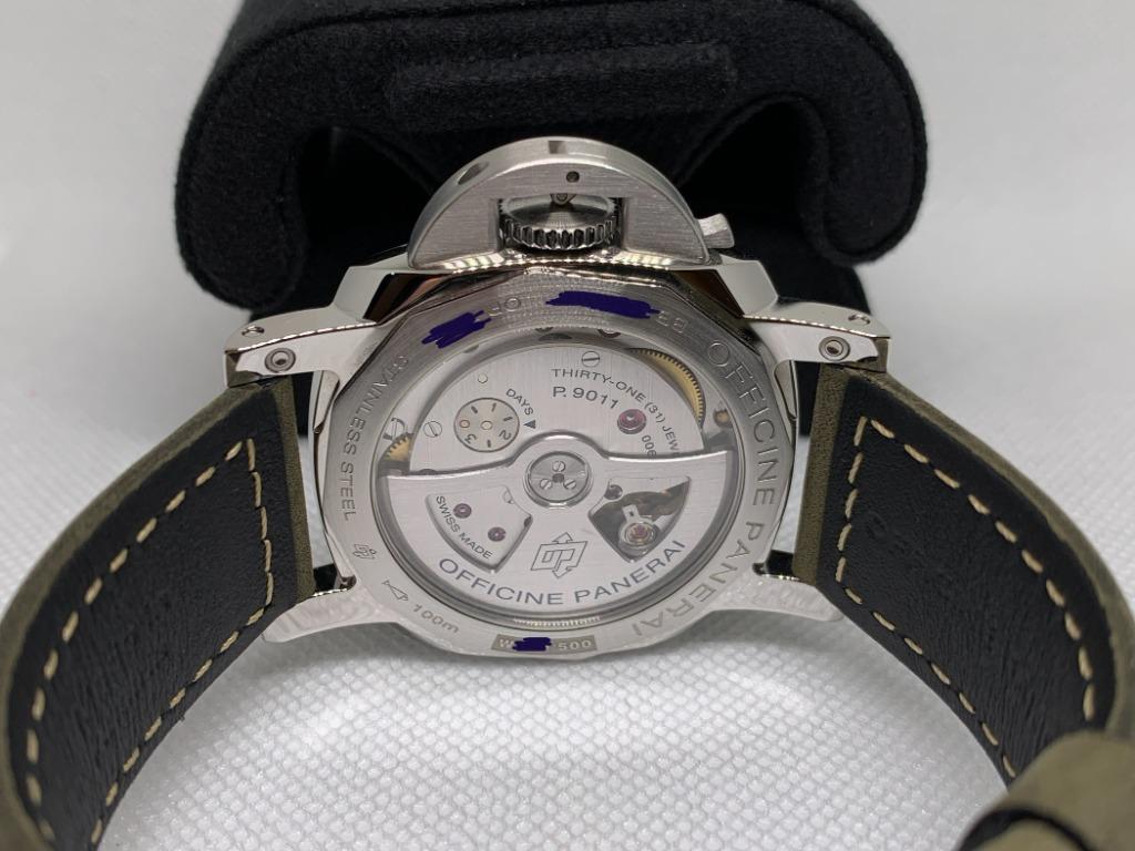 LIKE NEW July 2021 Panerai PAM 1535 Luminor GMT Automatic Black Dial 42mm