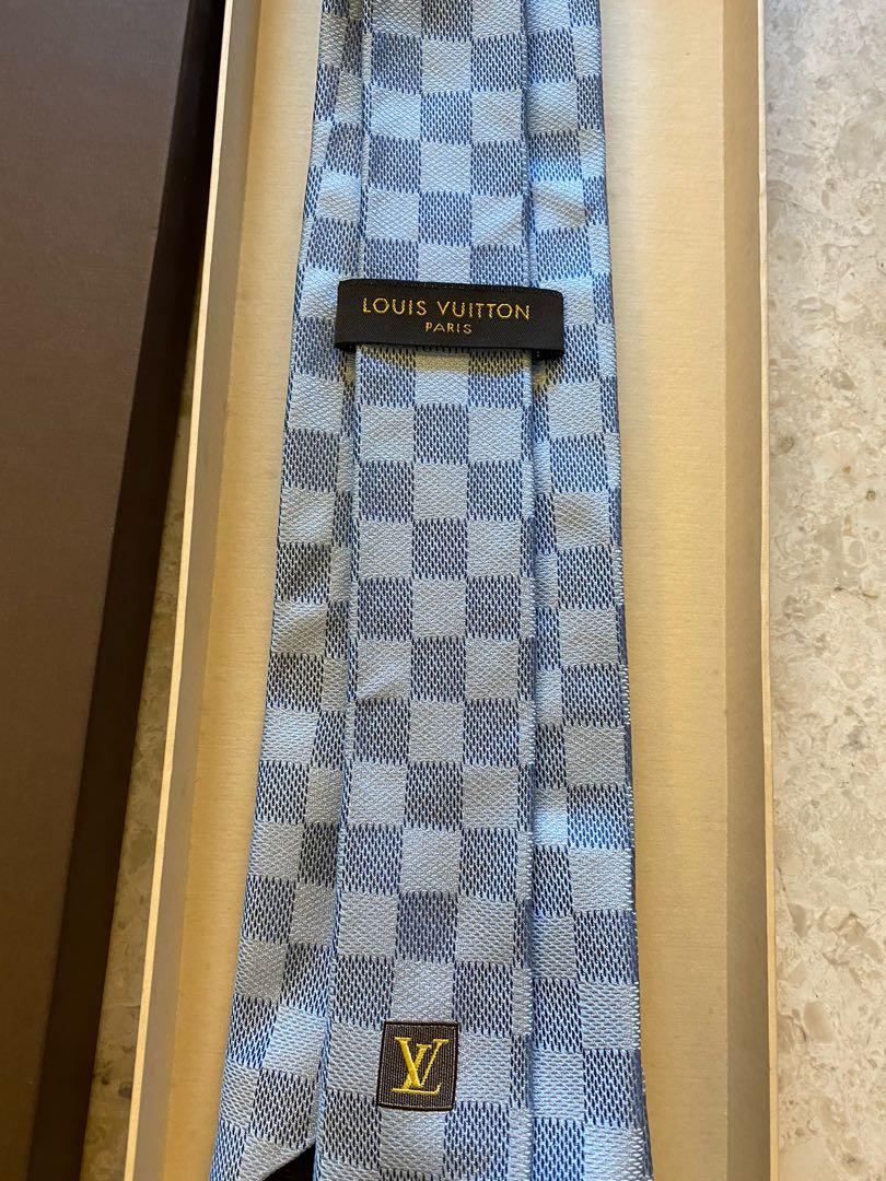 Louis Vuitton Damier Print Tie
