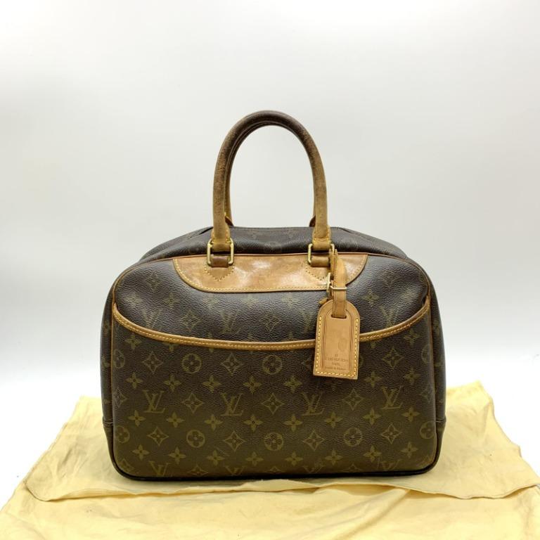 Louis Vuitton Monogram Bowling Vanity M47270 Canvas Brown Gold Hardware  Handbag