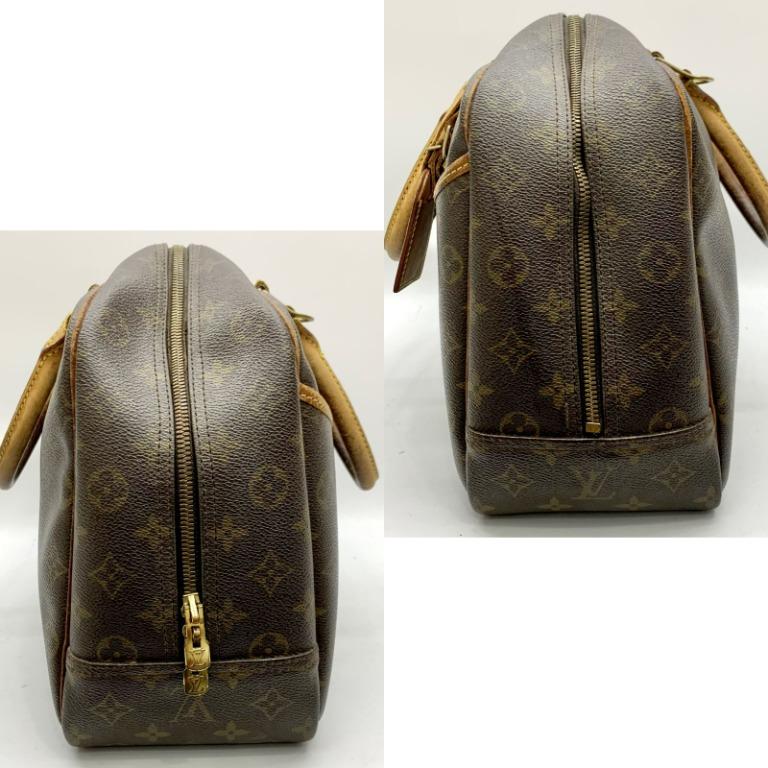 Louis Vuitton Monogram Bowling Vanity M47270 Canvas Brown Gold Hardware  Handbag