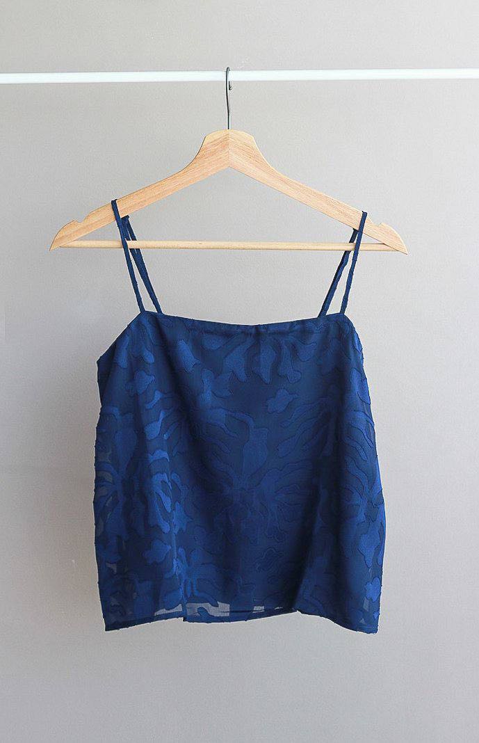 Love Bonito Lace Blue Top, Women's Fashion, Tops, Blouses on Carousell