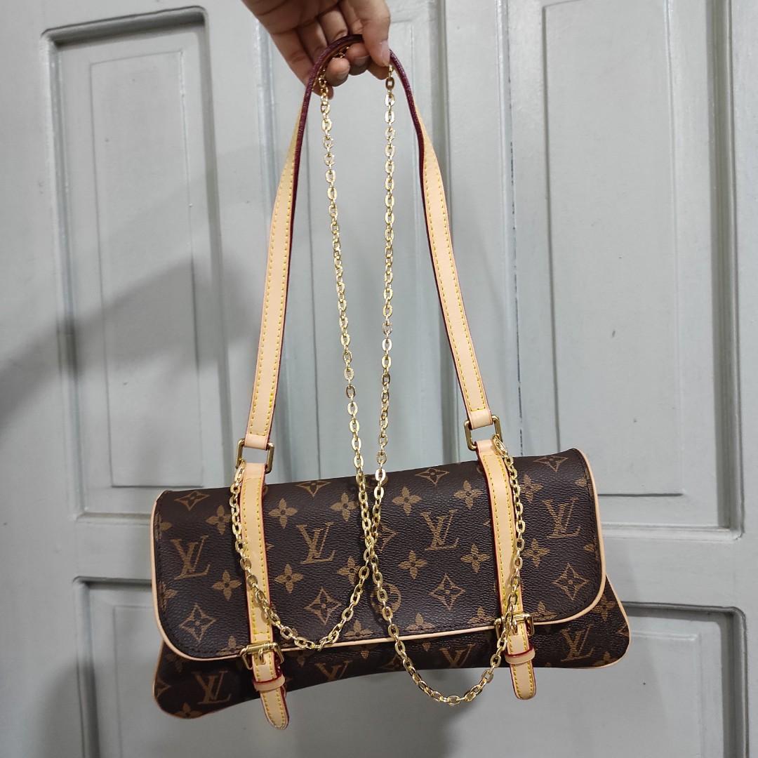 LV Marelle Monogram Shoulder Bag Louis Vuitton Vachetta, Luxury, Bags &  Wallets on Carousell