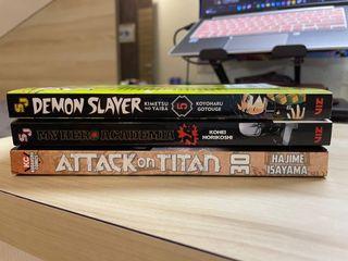 MANGA CLEARANCE! Attack on Titan Vol 30, Demon Slayer Vol 5, My Hero Academia Vol 24