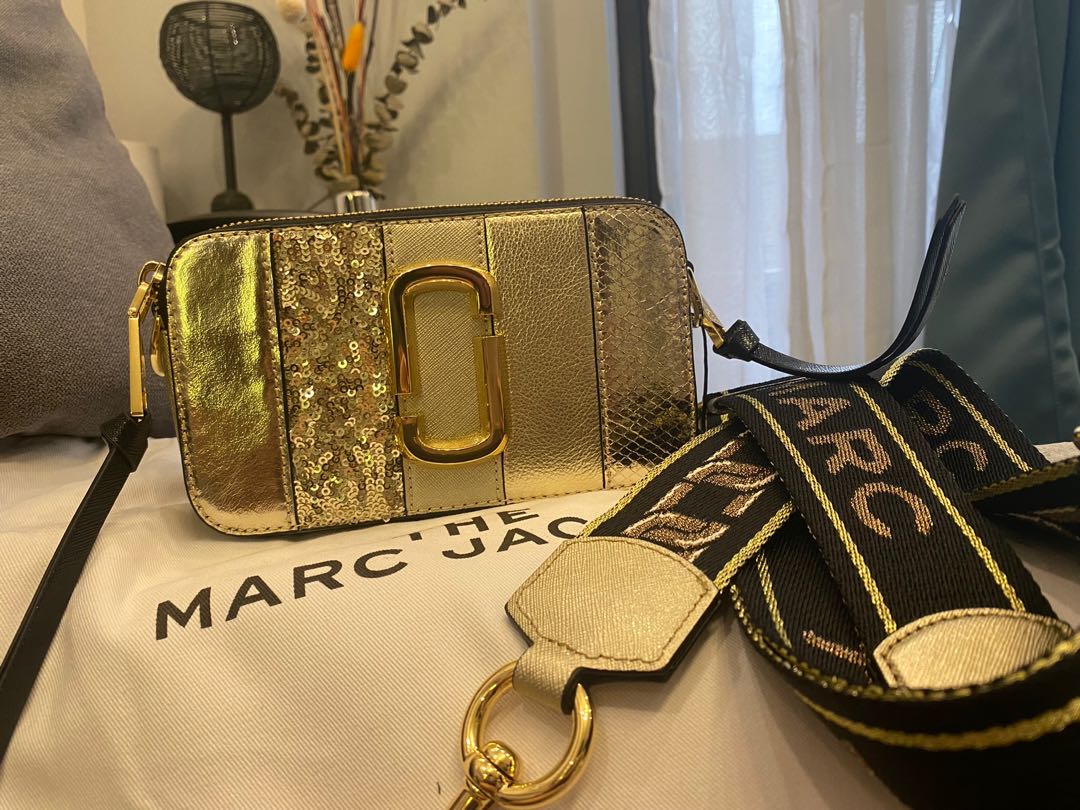 MARC JACOBS Snapshot Camera Bag - Light Gold