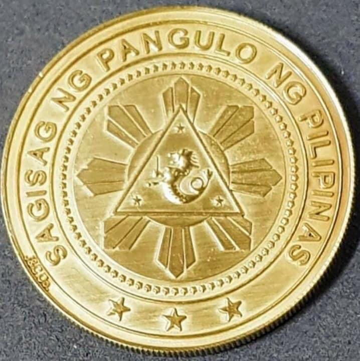 Marcos Duterte coin token medal (Category: Currency) located in Paranaque City. Submitted by jorgeramos878 (Listing ID 1160575103, Image 2). Description: Only 500pcs minted Private mint Plus delivery or shipping fee.