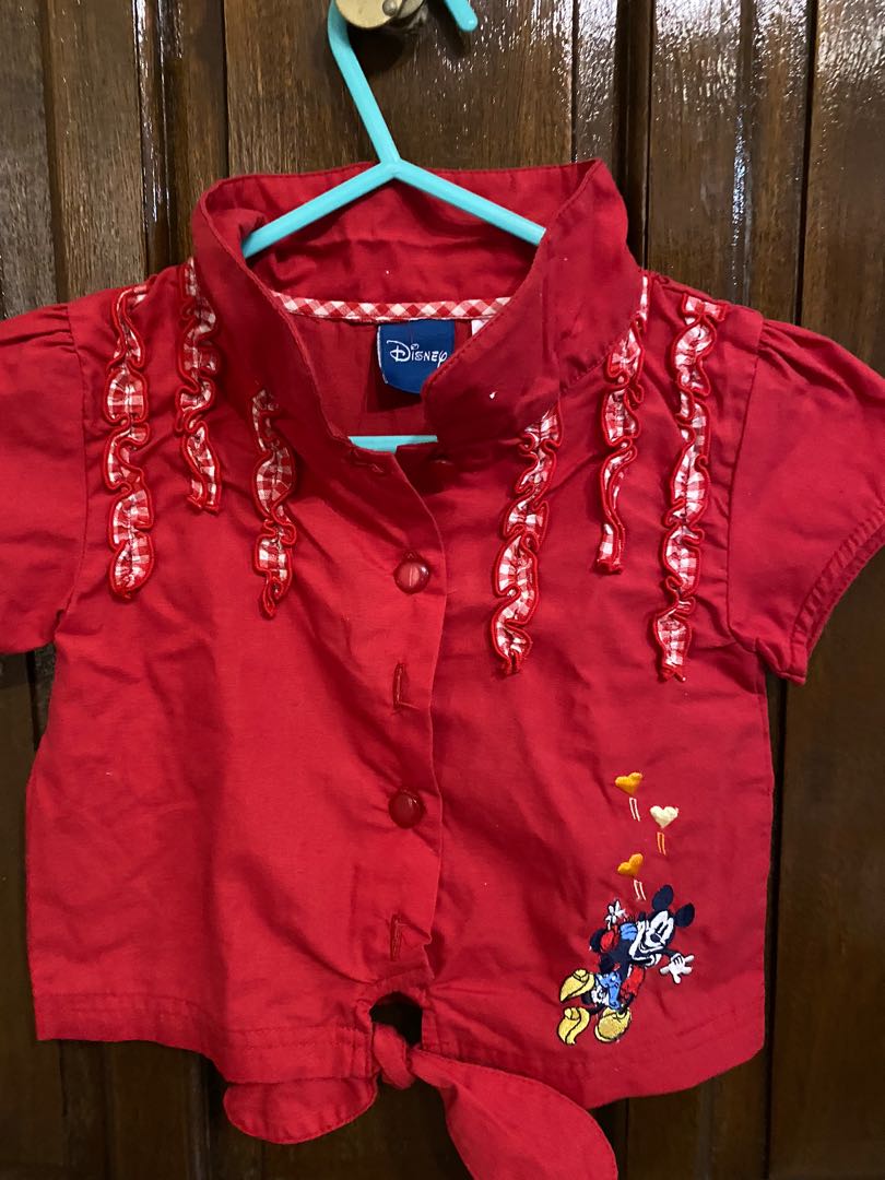 Mickey Mouse Blouse Size 3T, Babies 