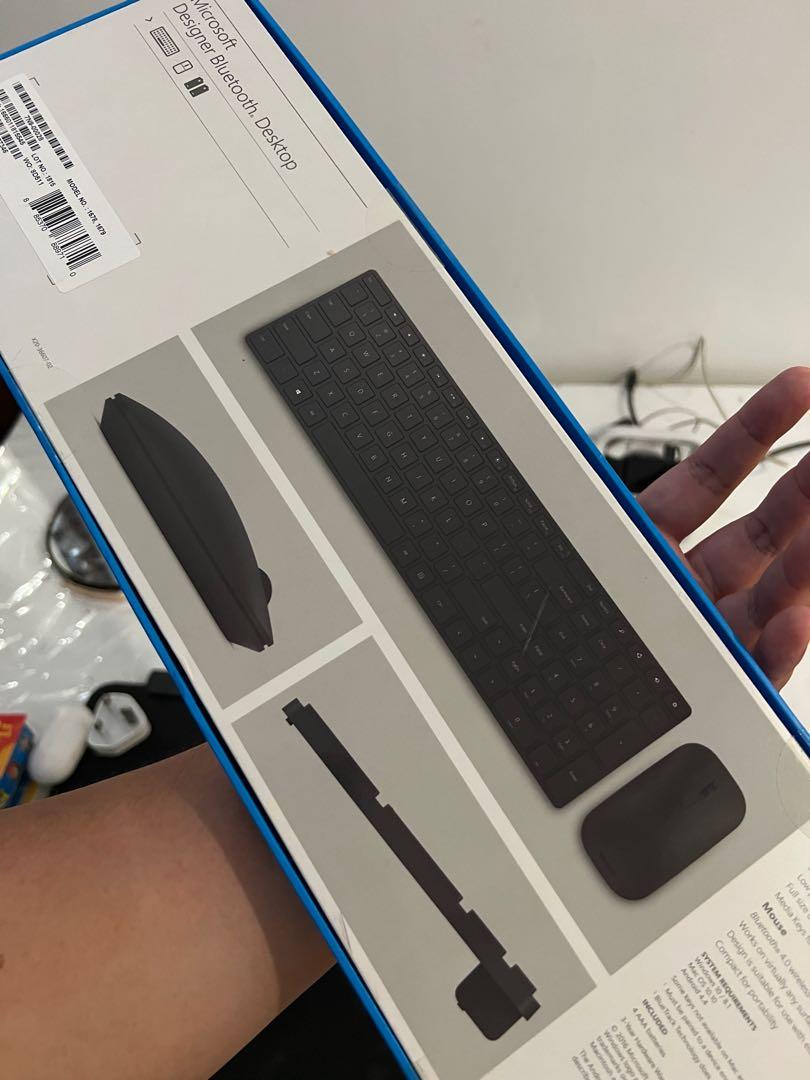 Microsoft Designer Bluetooth Desktop Keyboard Mouse Combo, Computers