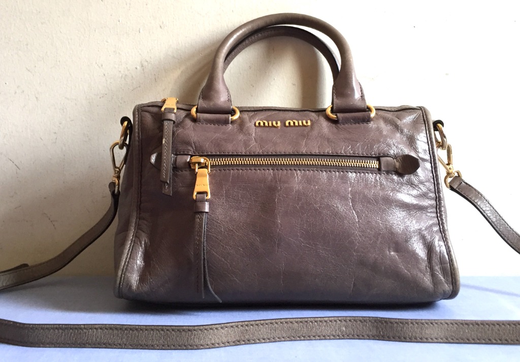 Miu miu bauletto vitello shine top