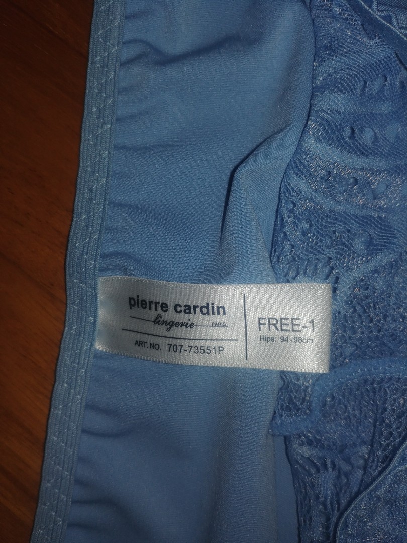 New Unused Pierre Cardin Blue Lacy Panty For Sale, Women's Fashion, New  Undergarments & Loungewear on Carousell