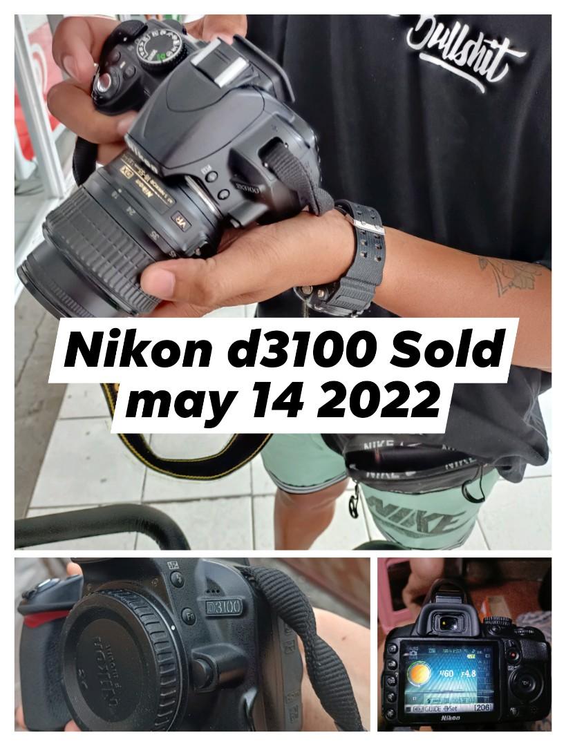 nikon d3100 (Category: Cameras) located in Caloocan City. Submitted by mr.carlo_dslr_laptop (Listing ID 1160549644, Image 1). Description: Nikon d3100 vignet lcd sold sold.