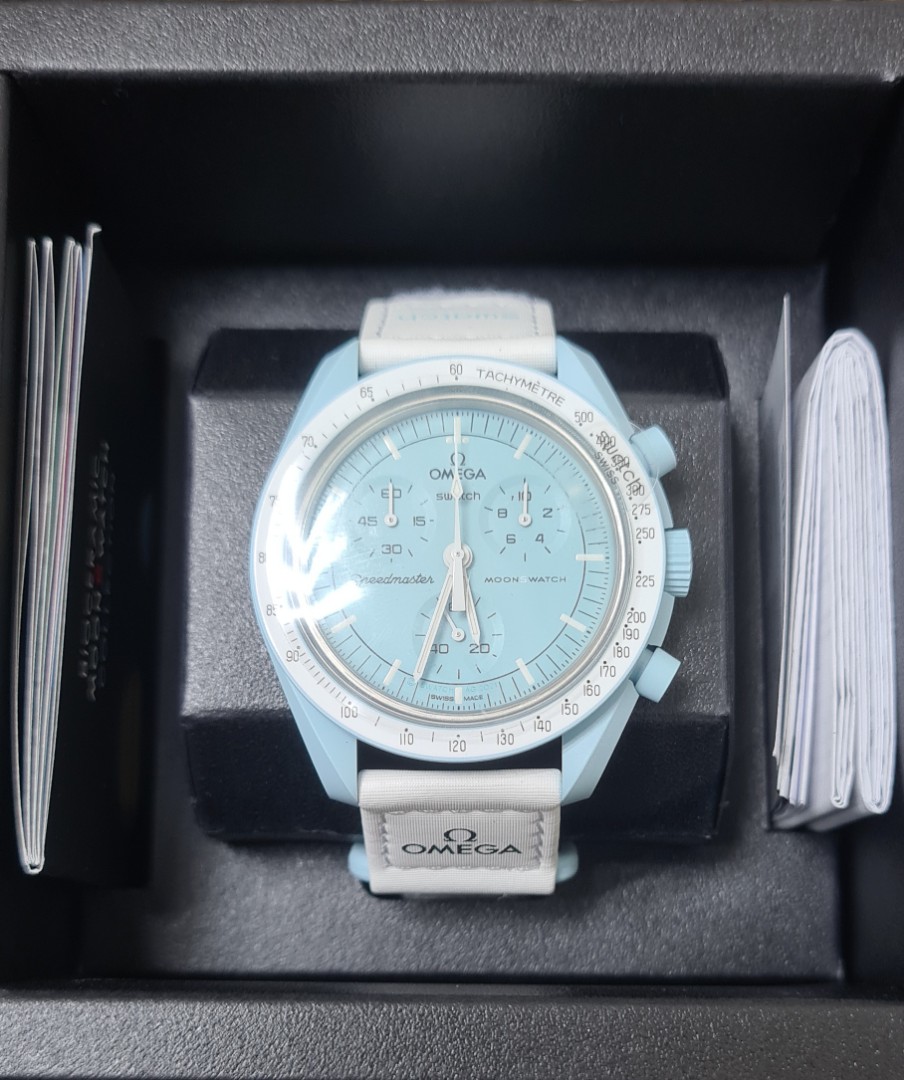 Omega x Swatch Uranus, Luxury, Watches on Carousell