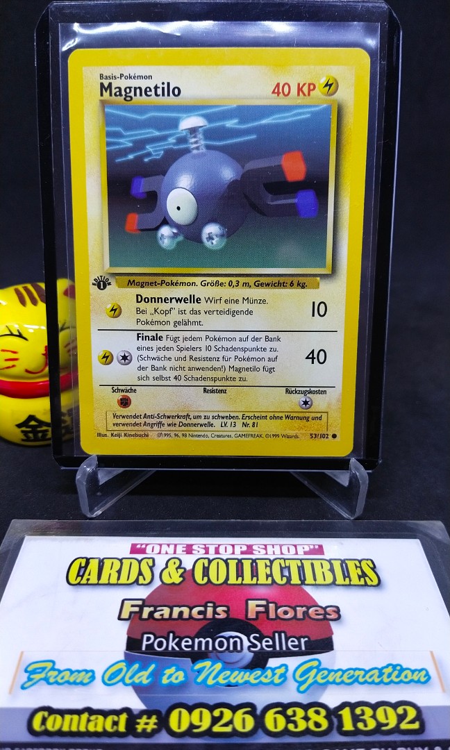 Pokemon Base Set Magnetilo 53/102 
