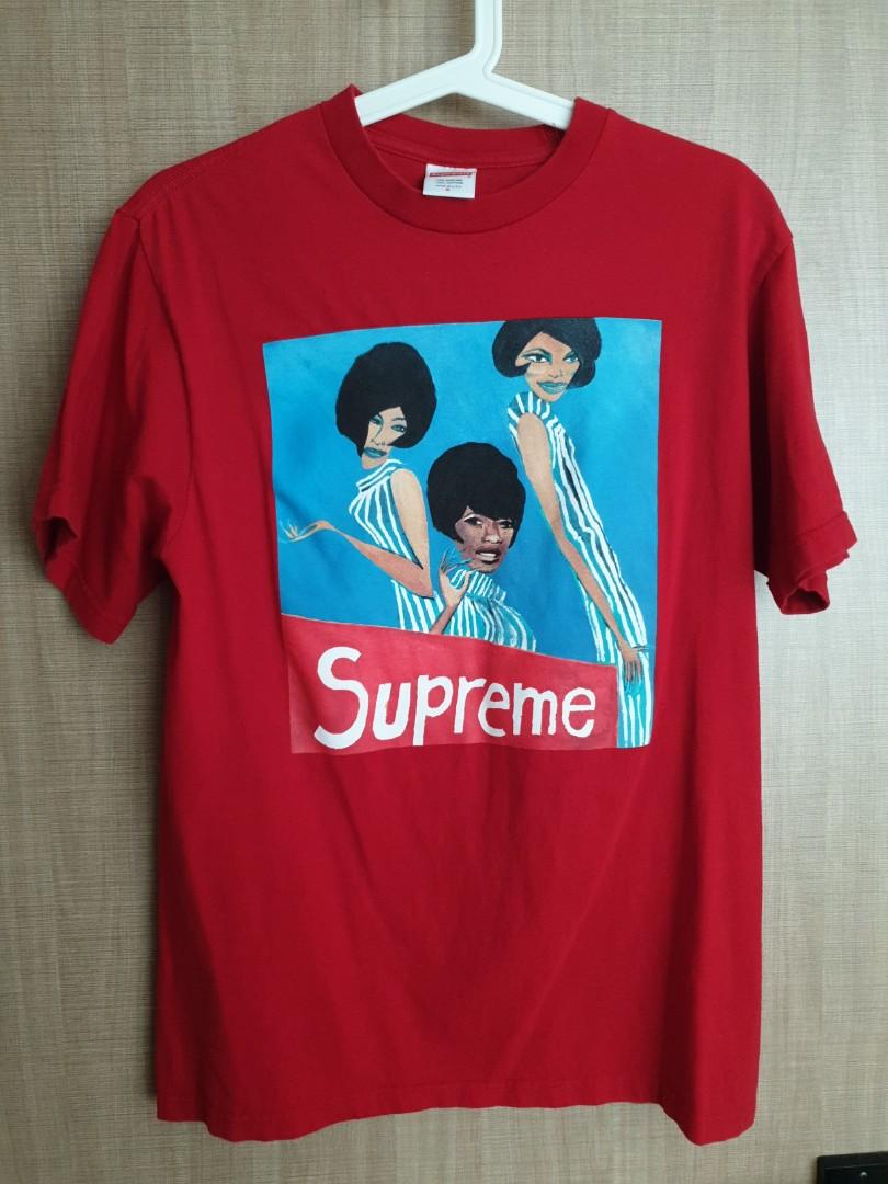 red supreme t shirt