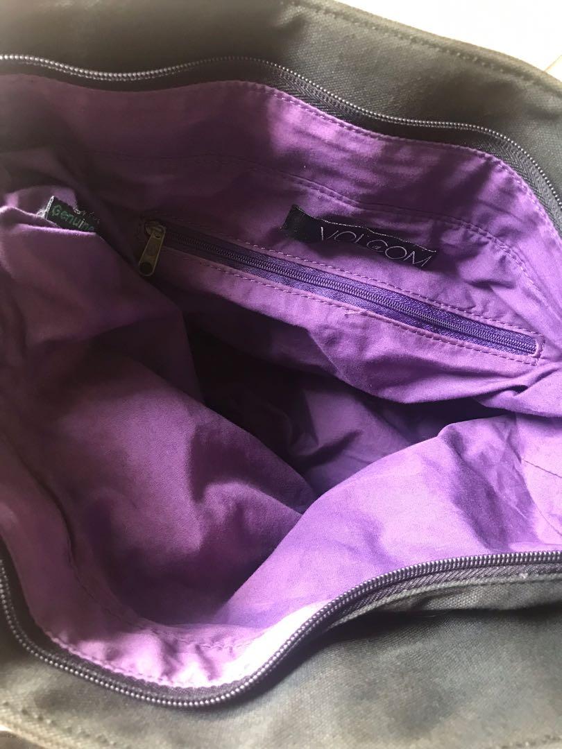 preloved tote bag volcom hitam, Barang 