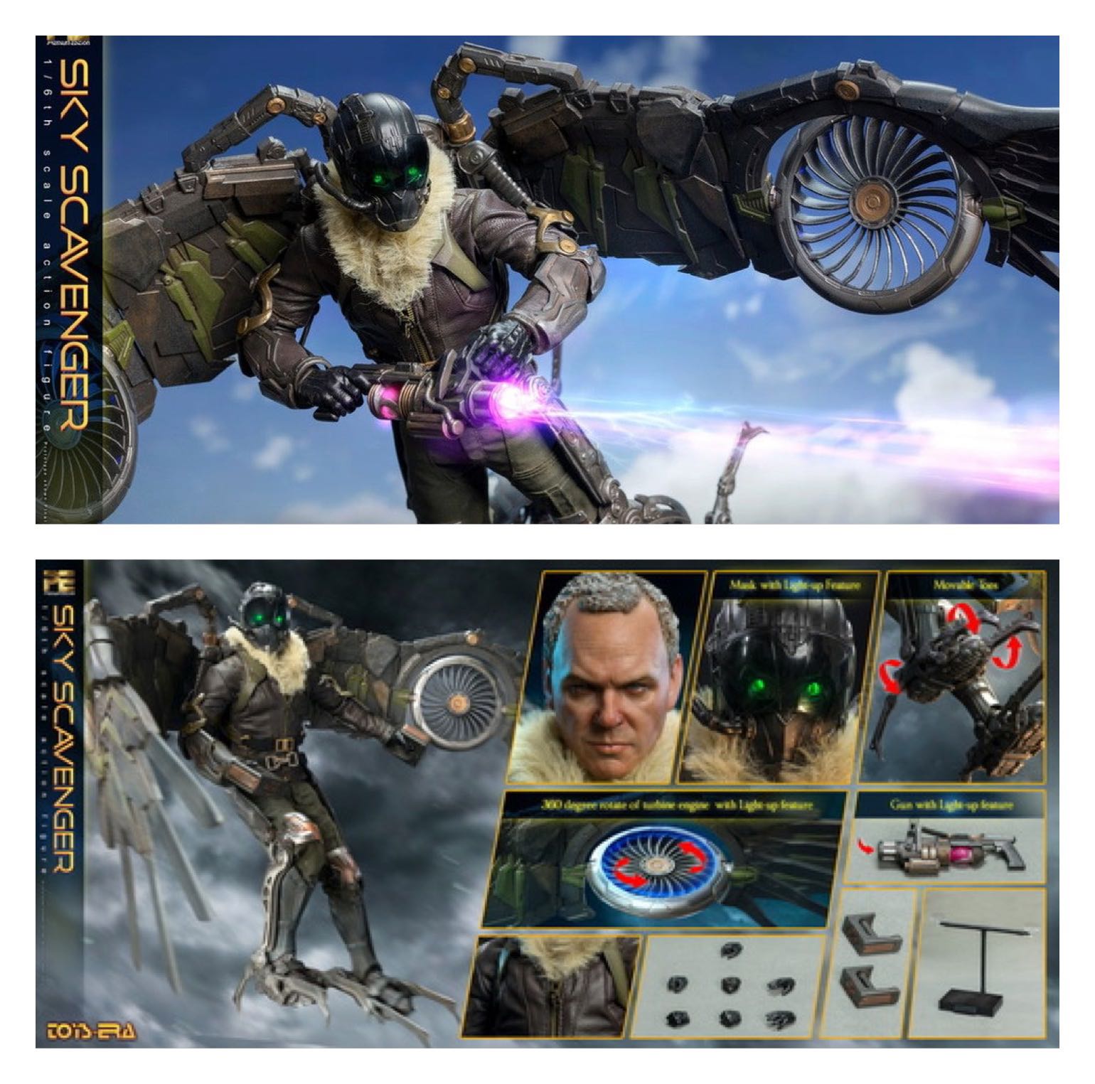 (Last unit) Toys era 1/6 PE011 Sky scavenger ( marvel movie SpiderMan