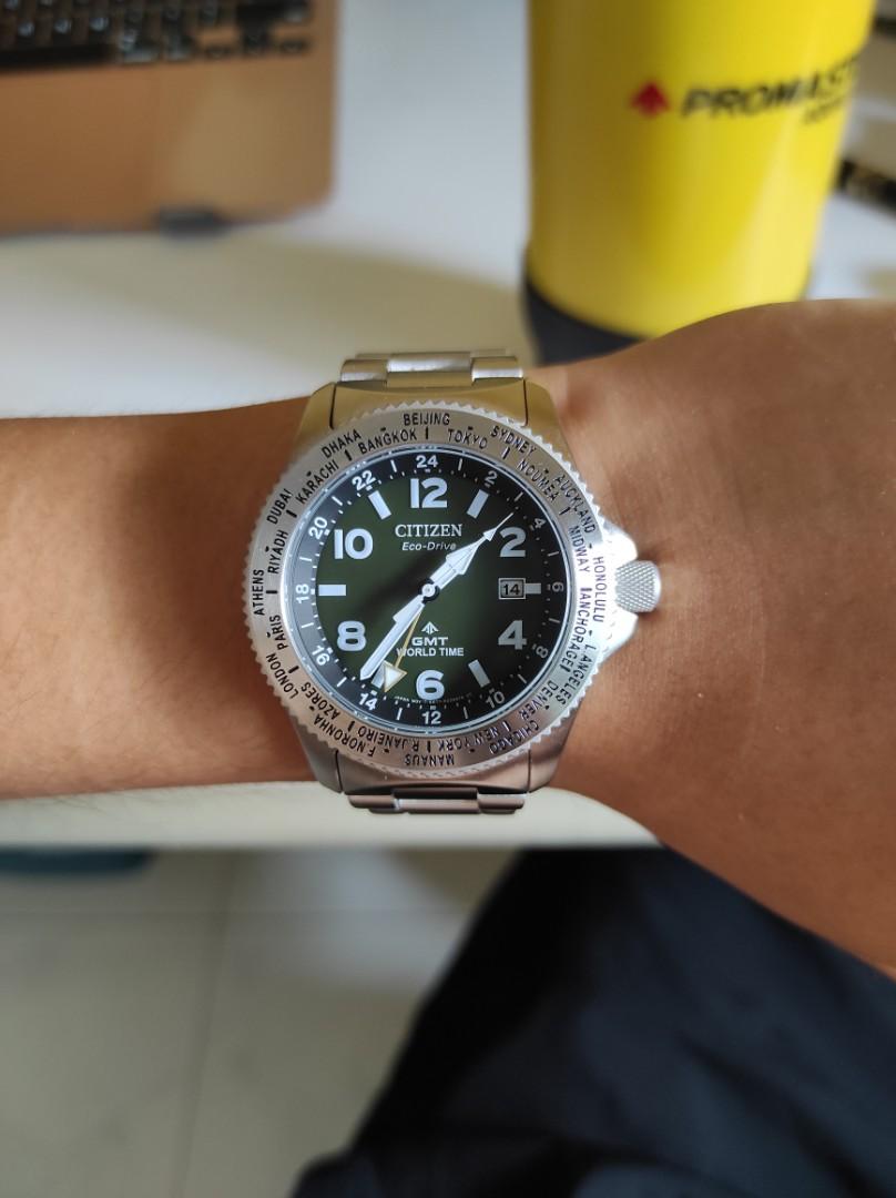 Citizen promaster hotsell world time gmt
