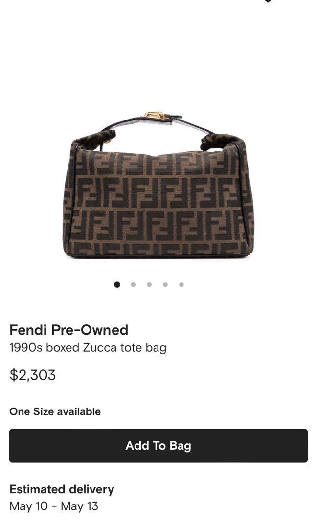 Pre-loved Fendi Vintage Pre-Owned 1990s Zucca tote bag