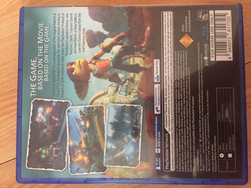 Ratchet Clank Ps4 Playstation Game (Category: PlayStation) located in Quezon City. Submitted by marukido (Listing ID 1160549444, Image 3). Description: .