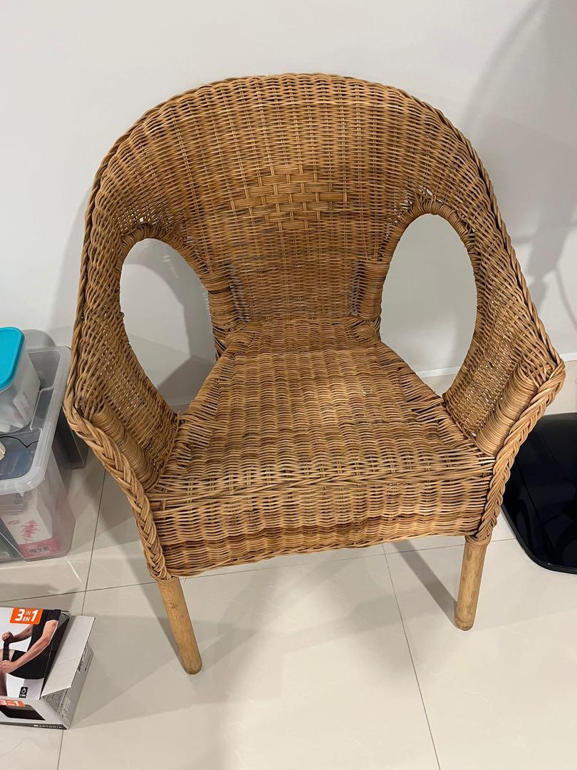 Rattan Chair Ikea Agen Furniture And Home Living Furniture Chairs On Carousell 2502