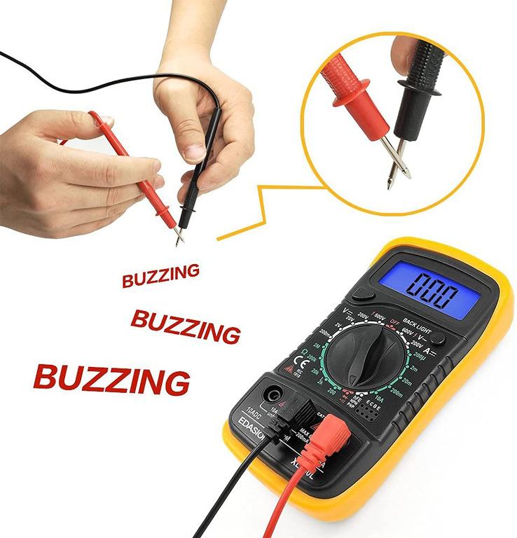 Restock! Digital Multimeters Car Battery Circuit Multi Tester