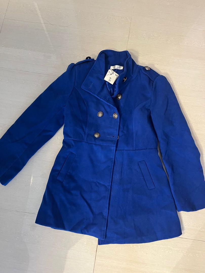 royal blue peacoat