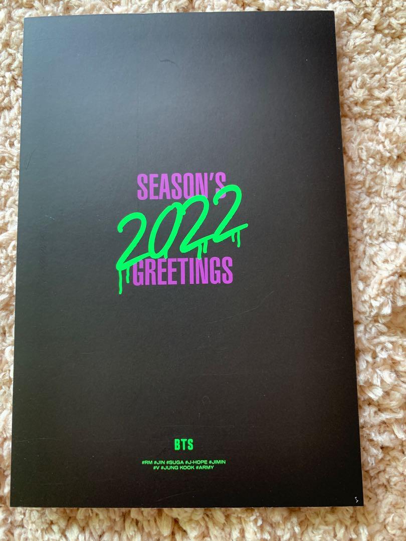 Seasons Greeting 2022 Japan POB (Category: K-Wave Merchandise) located in Quezon City. Submitted by oddphoenix_91f2db (Listing ID 1160542494, Image 2). Description: BTS Season’s Greetings 2022 Japan POB Rm Jin Suga .