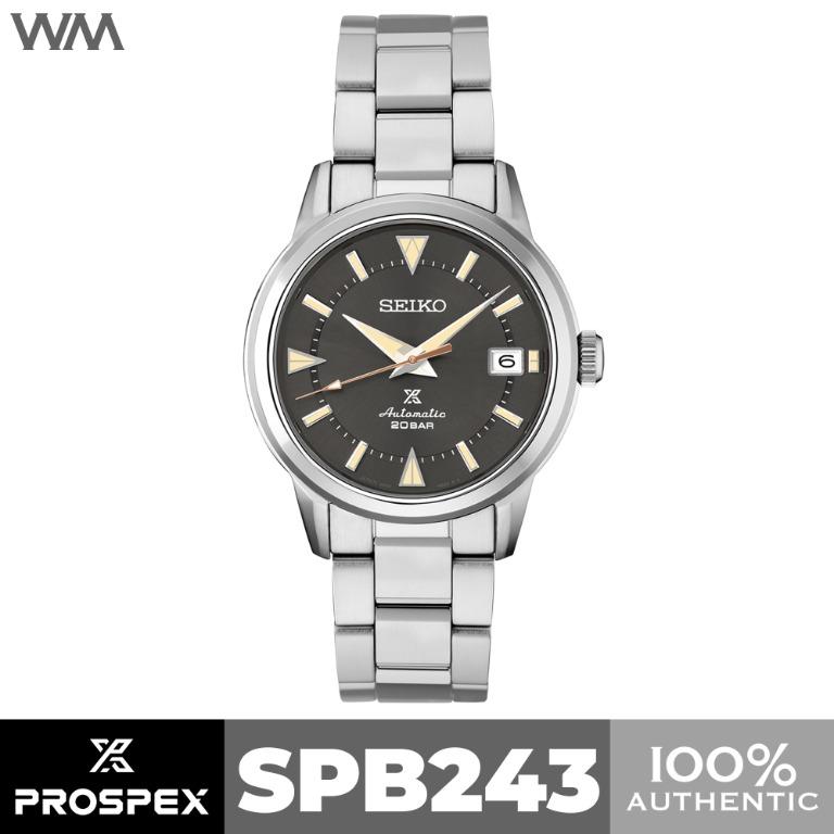Seiko Prospex Alpinist Grey Dial Automatic Watch SPB243 SPB243J1, Luxury,  Watches on Carousell