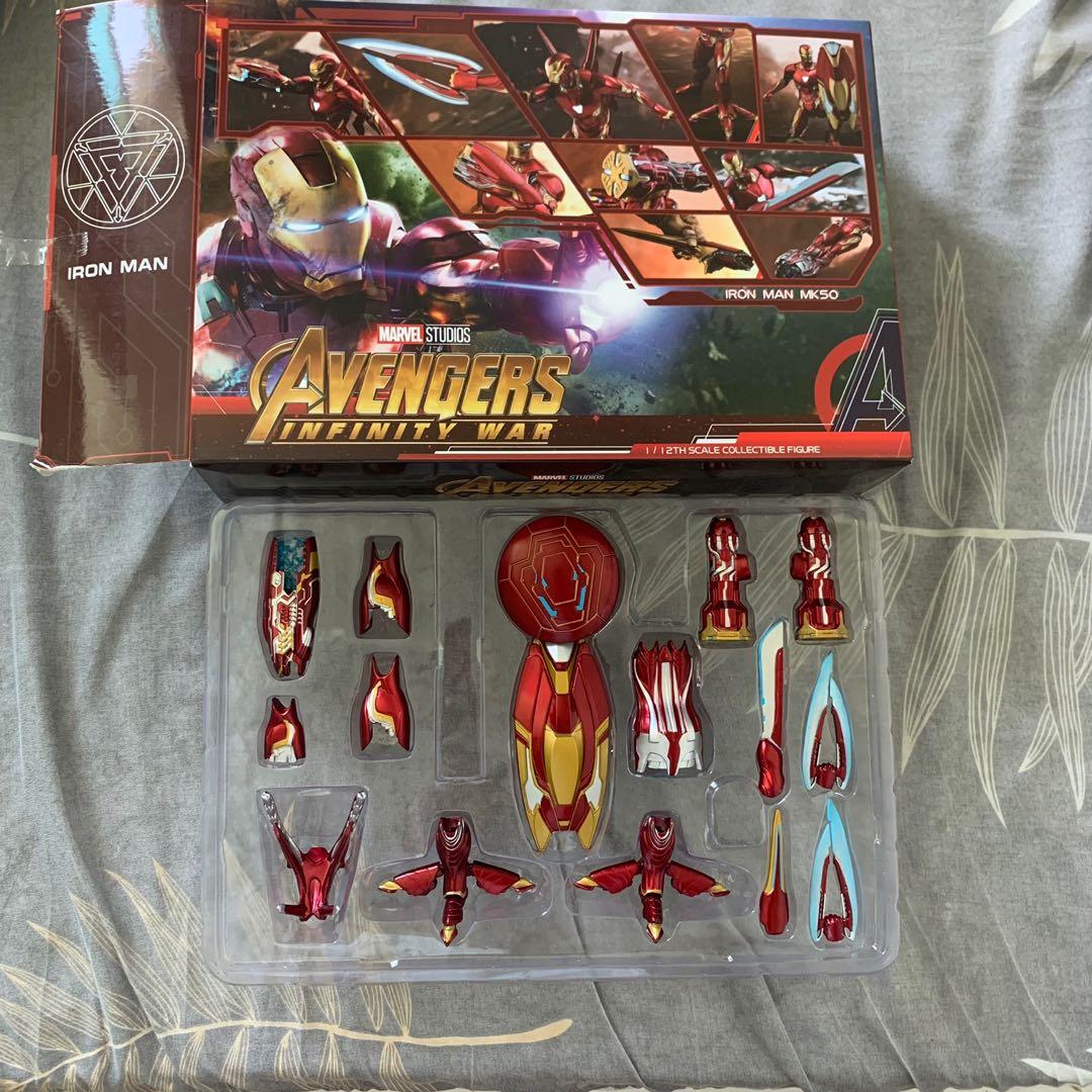 Shf iron man mk 85 weapon set (ultraman, kamen rider), Hobbies & Toys ...
