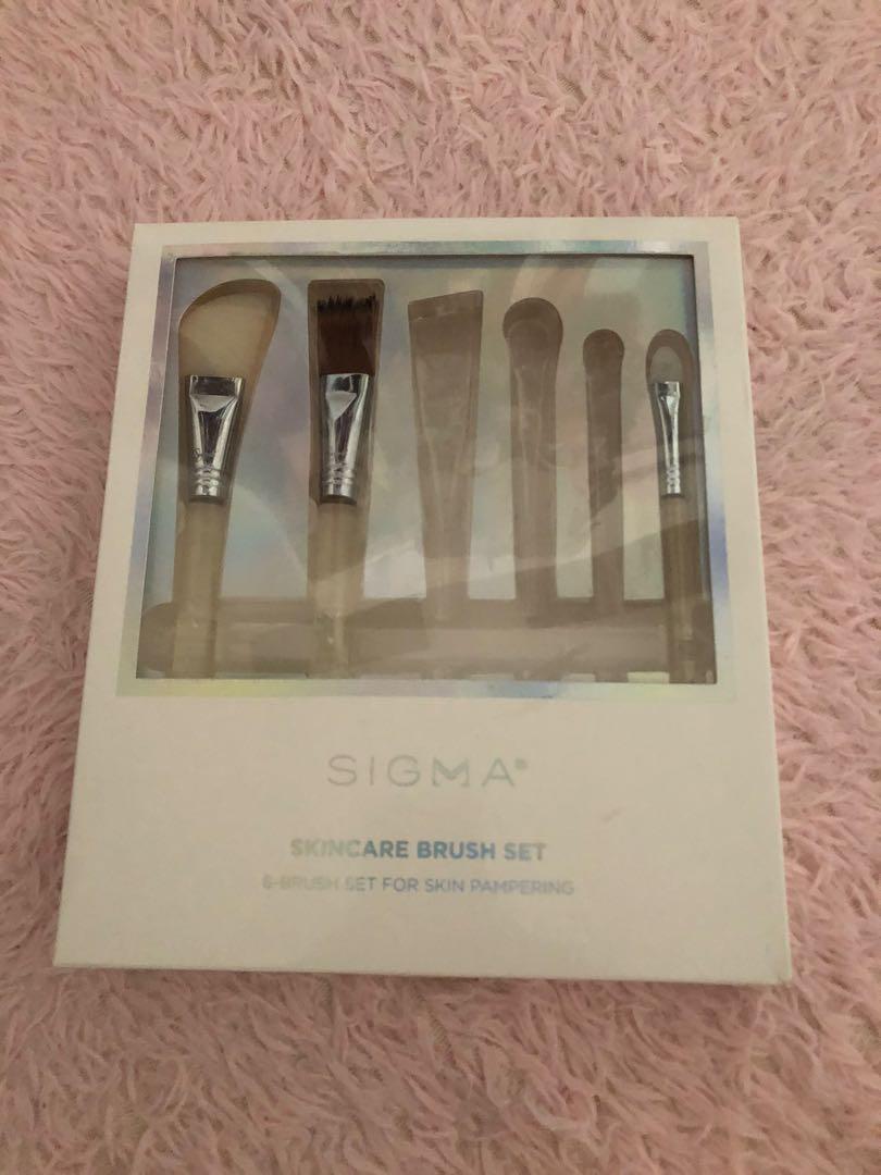 Sigma Skin care Brushes (Category: Face Care) located in Manila. Submitted by chelseaaudrey (Listing ID 1160510487, Image 1). Description: Sigma Brushes 3pcs left stocked and unused Authentic from Sephora worth 3200 for the set.