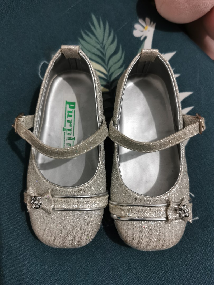 Silver sandals, Babies & Kids, Babies & Kids Fashion on Carousell