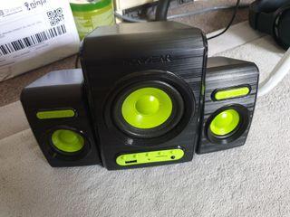 9/10 Sonic gear Quatro 2.1. Bass n 2x  satellite speaker