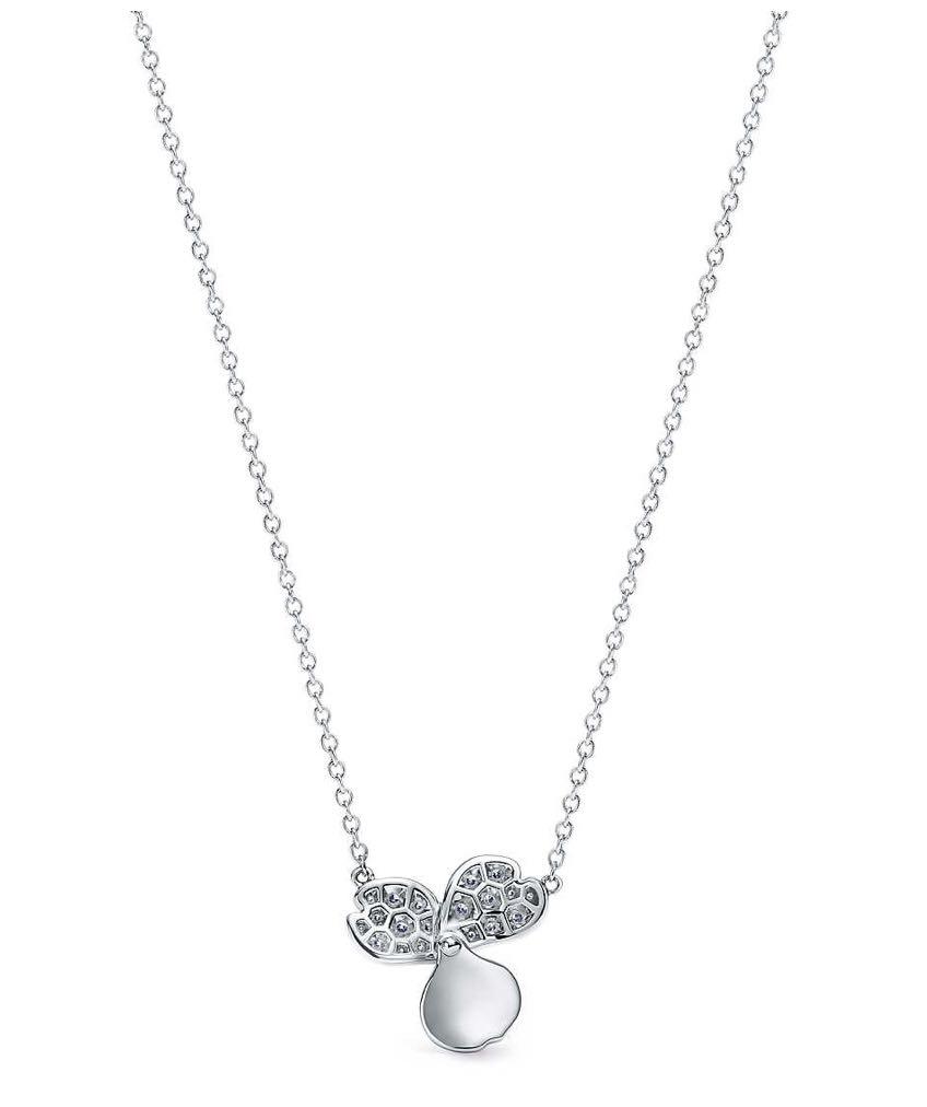 Tiffany paper flower necklace sales
