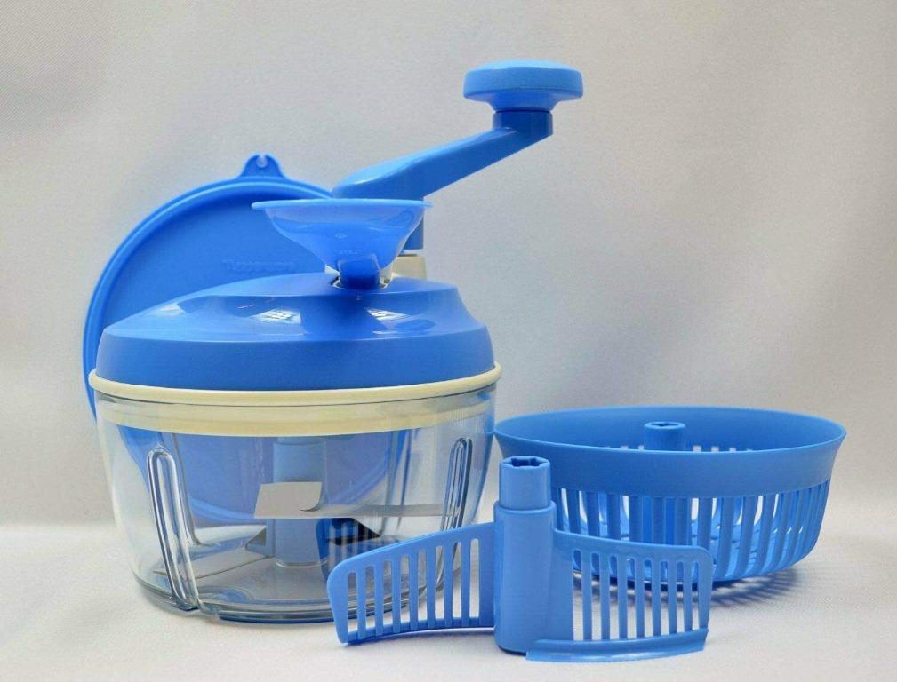 TUPPERWARE QUICK CHEF PRO SYSTEM FOOD PROCESSOR PREP CHOPPER SALAD ...