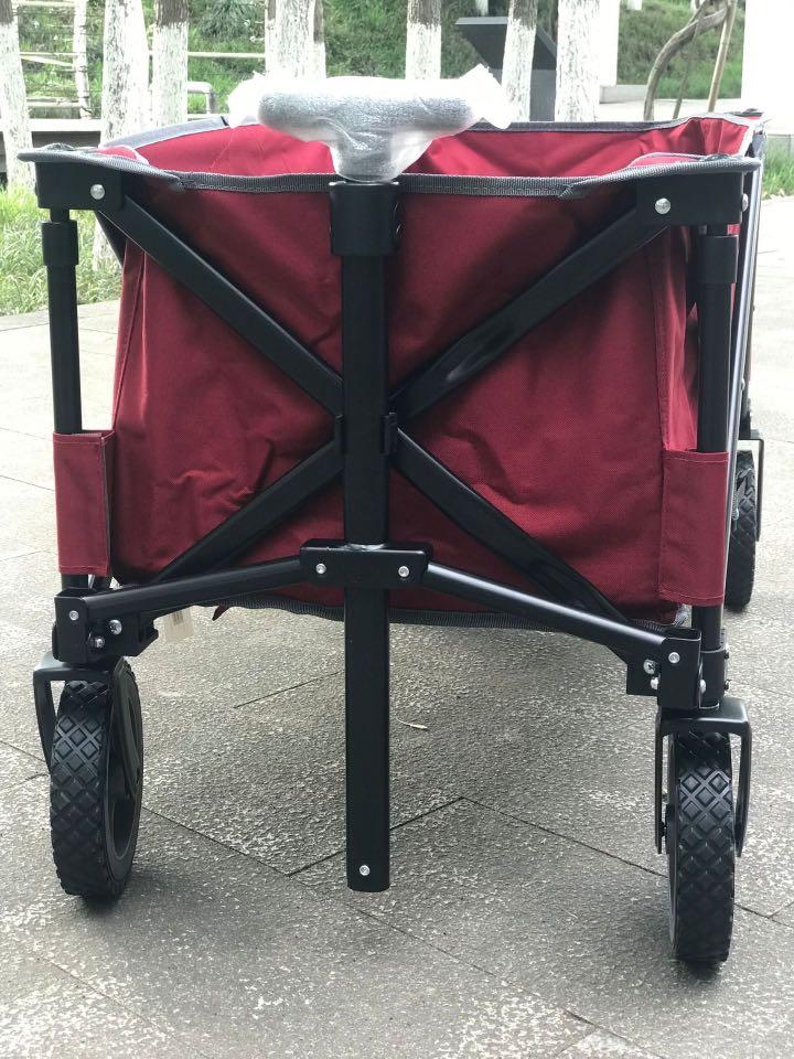 ULINE Outdoor Wagon Collapsible Trolley Utility Heavy Duty Cart, Sports