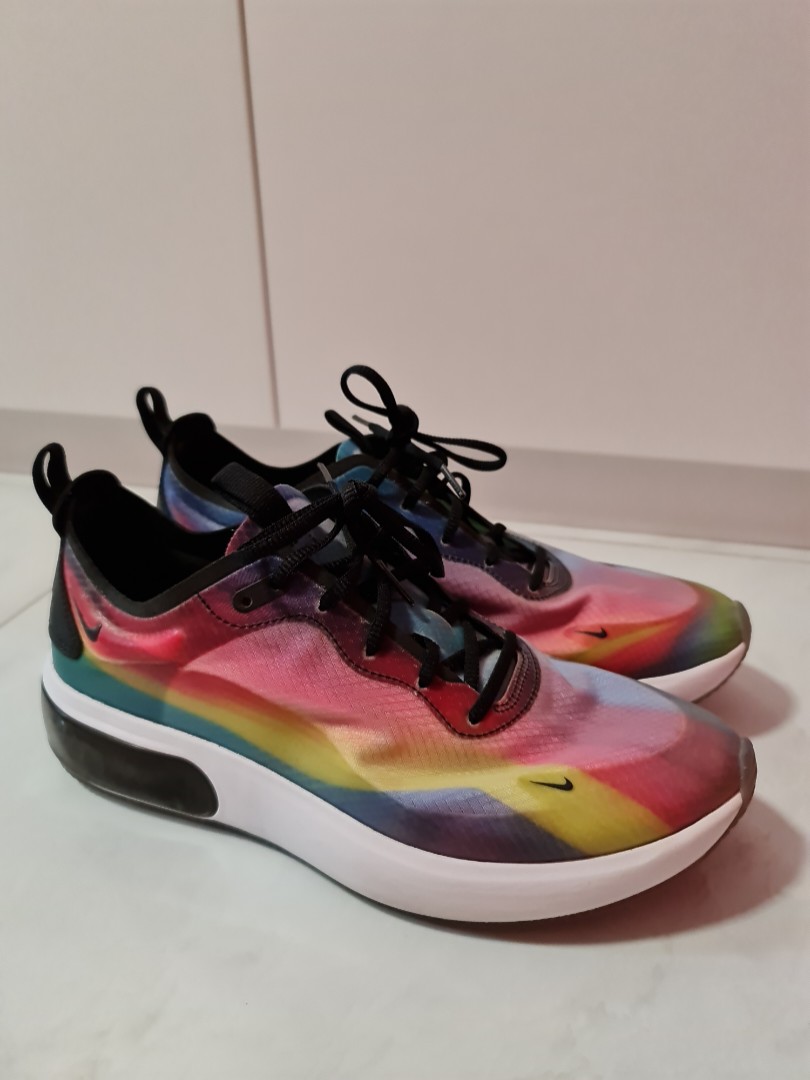 US10W Nike Air Max rainbow, Women's Fashion, Footwear, Sneakers on ...